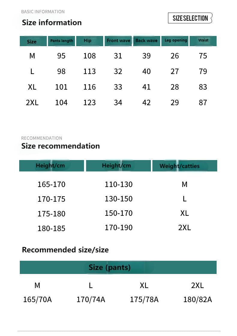 Summer ice silk pants for men American style outdoor quick-drying nine-point pants