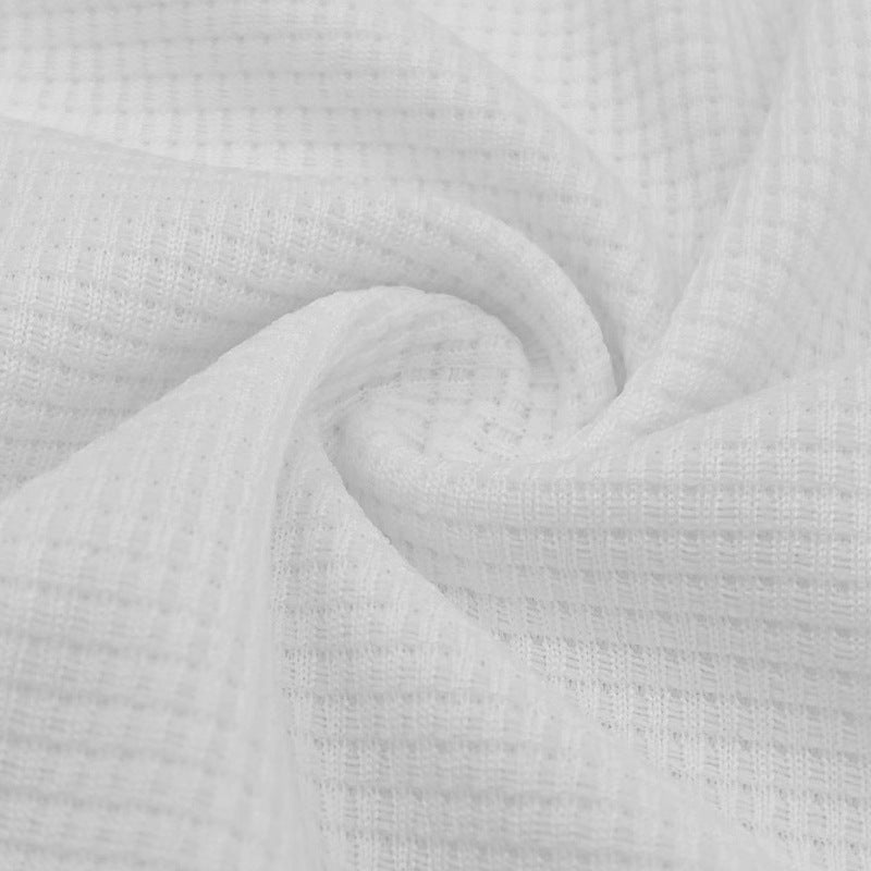 Short-sleeved T-shirt European and American men's tie-string henley shirt top