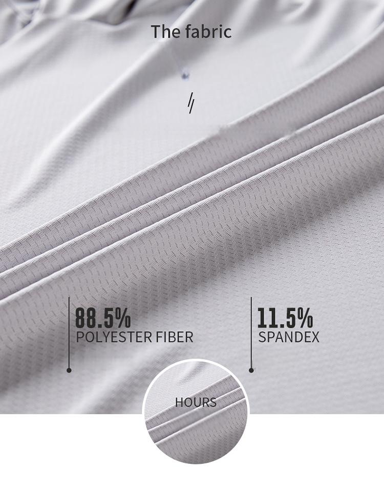 UPF50+ sun protection clothing ice sense anti-ultraviolet summer men's thin