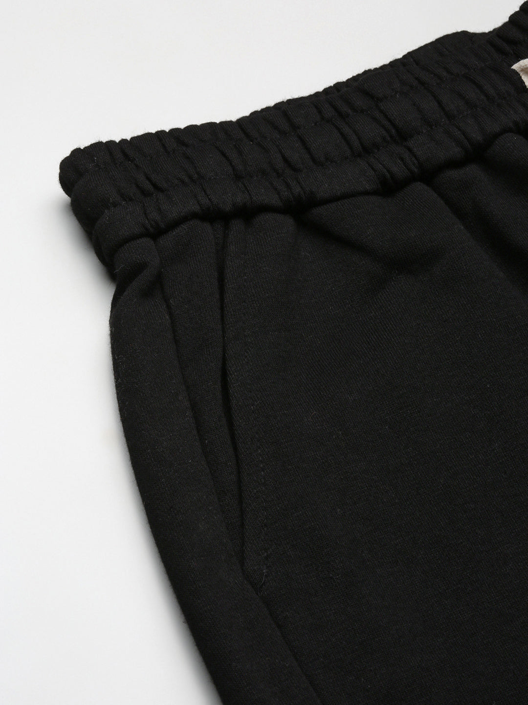 Men's Black Solid Shorts