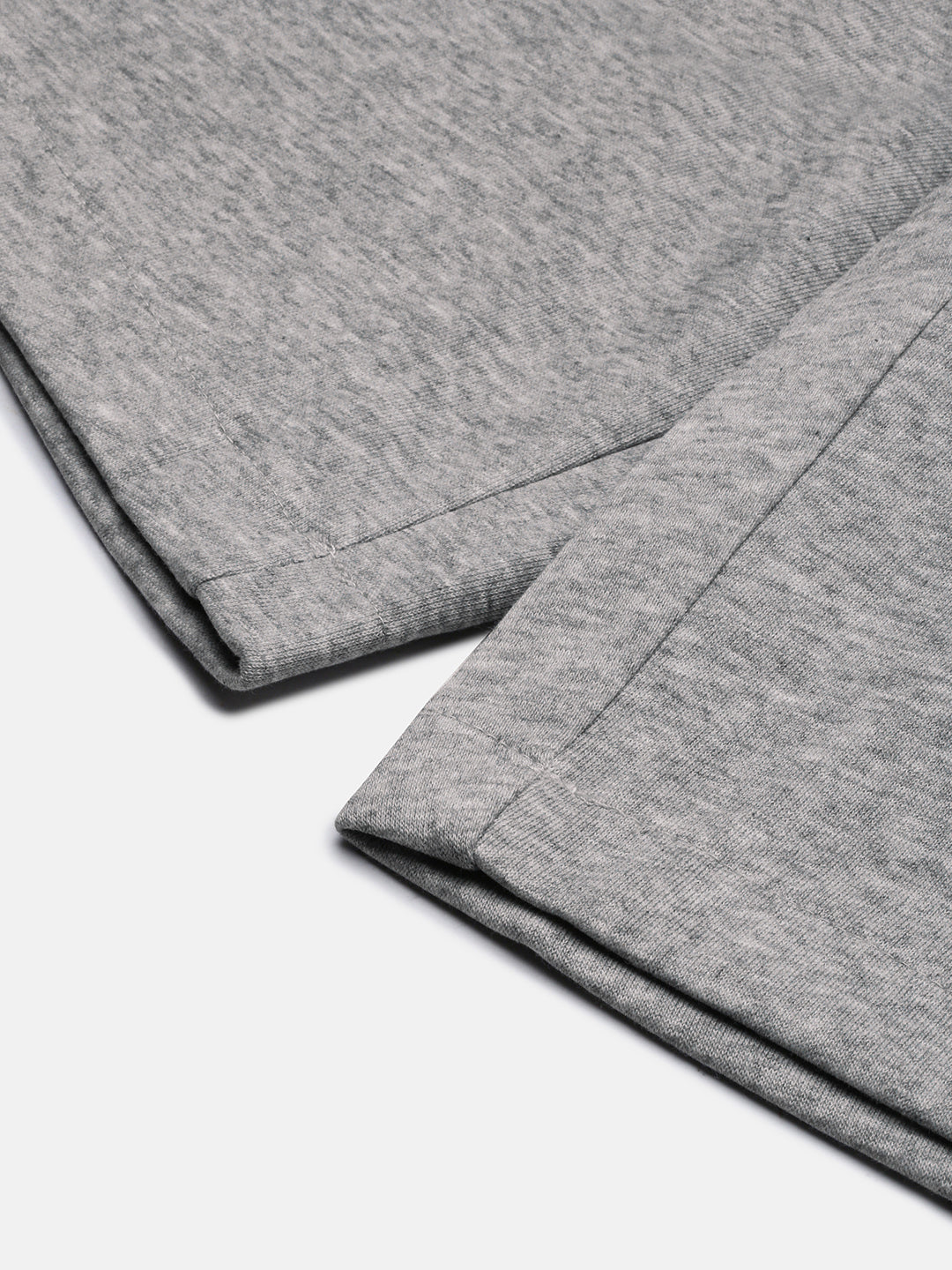 Men's Grey Solid Regular Fit Shorts