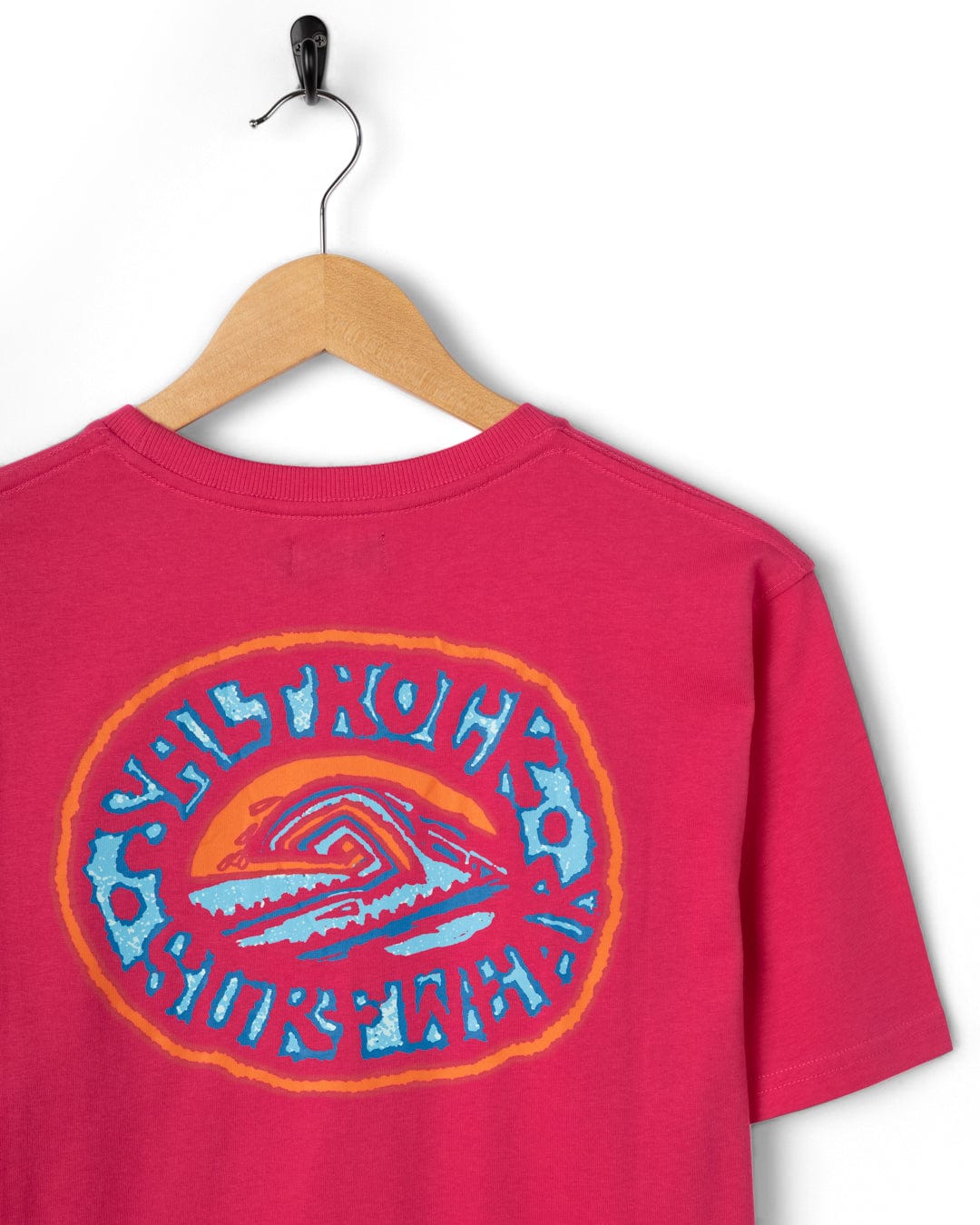 Saltrock Wave - Mens T-Shirt - Pink