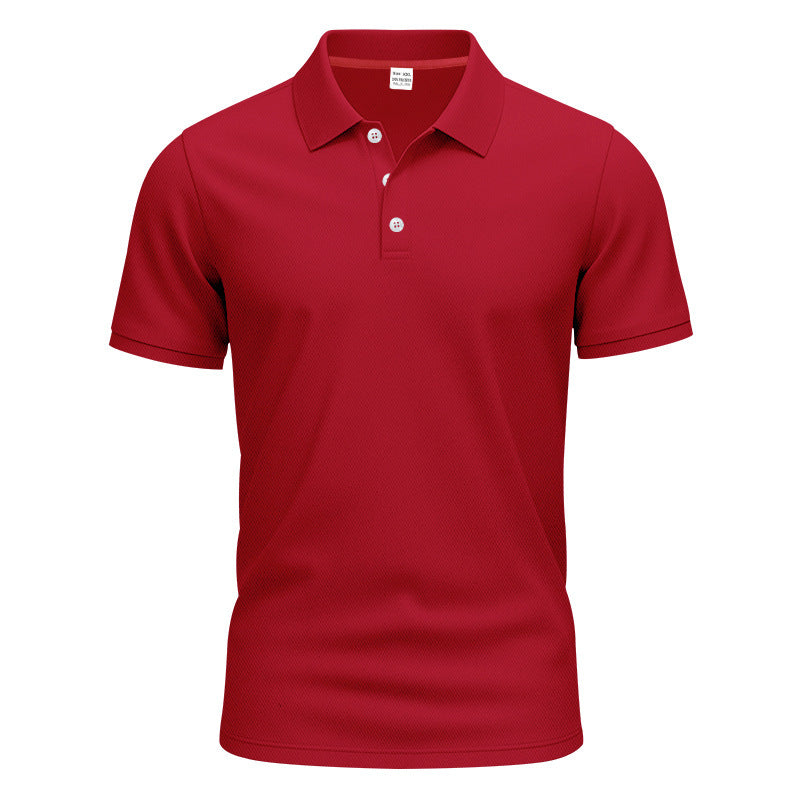 POLO shirt golf style gentleman loose breathable lapel short sleeve