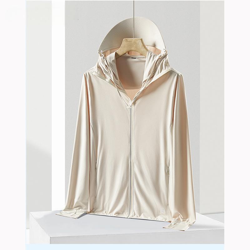 UPF50+ sun protection clothing ice sense anti-ultraviolet summer men's thin