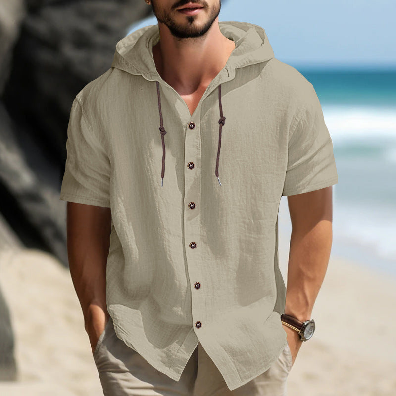 Casual short-sleeved men's loose T-shirt