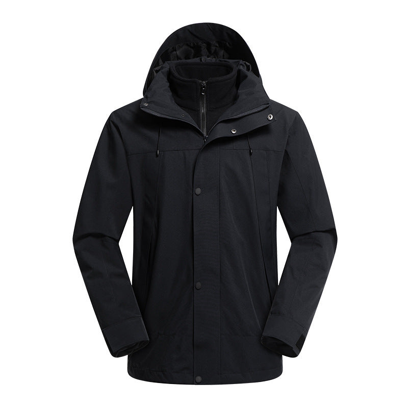 Three-in-one detachable two-piece jacket