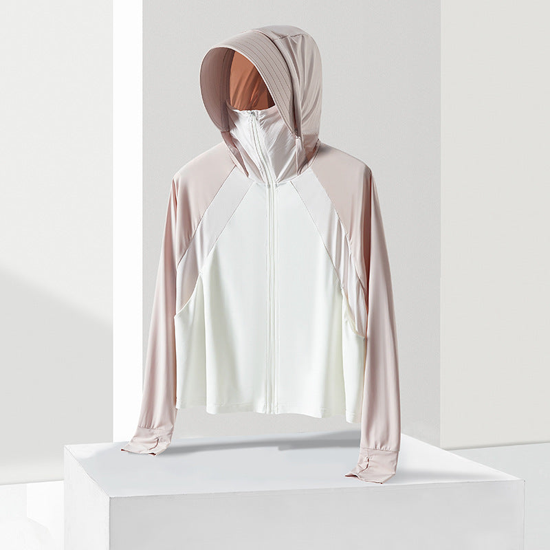New UV-proof breathable thin outdoor sun protection jacket for slimming