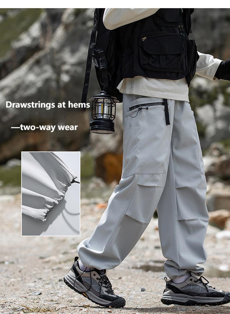 Waterproof straight-leg mountain pants outdoor paratrooper pants