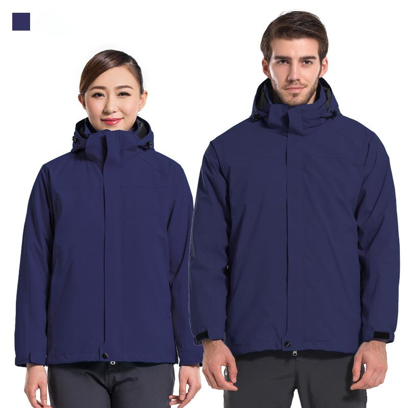 New outdoor three-in-one jacket two-piece set with detachable liner