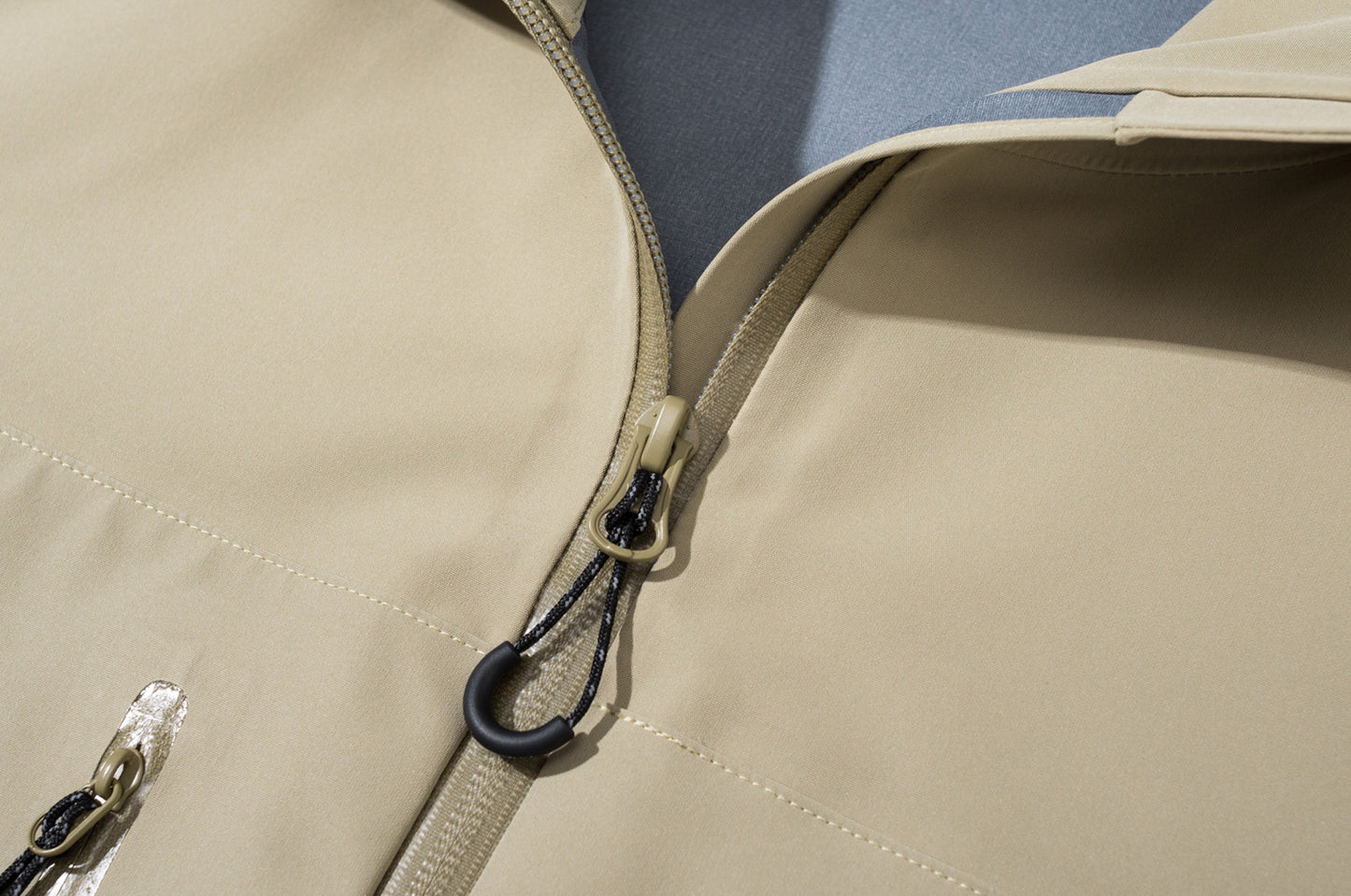 New autumn windproof and waterproof seamless laminated single-layer mountaineering suit