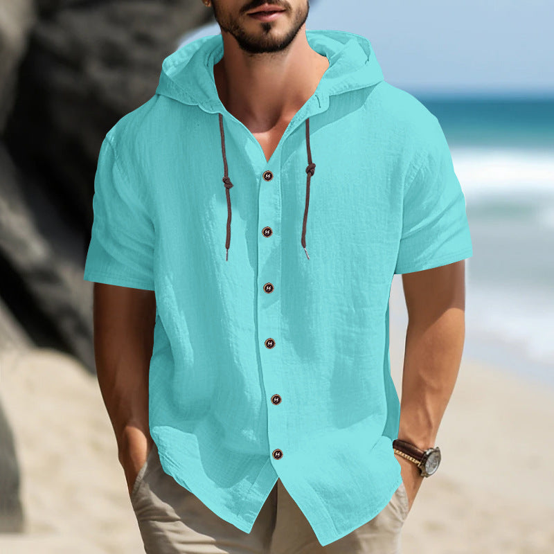 Casual short-sleeved men's loose T-shirt