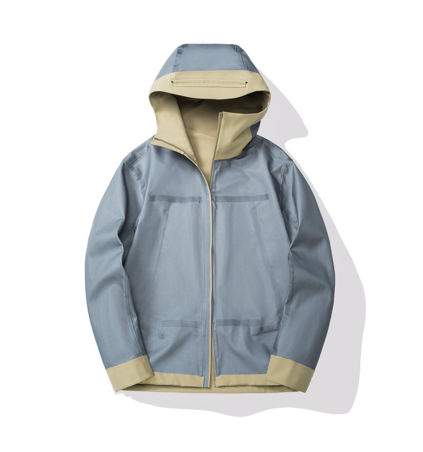 New autumn windproof and waterproof seamless laminated single-layer mountaineering suit