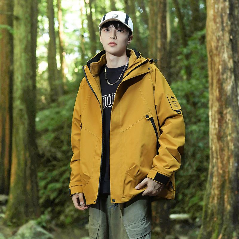 Three-in-one water-repellent jacket for men and women