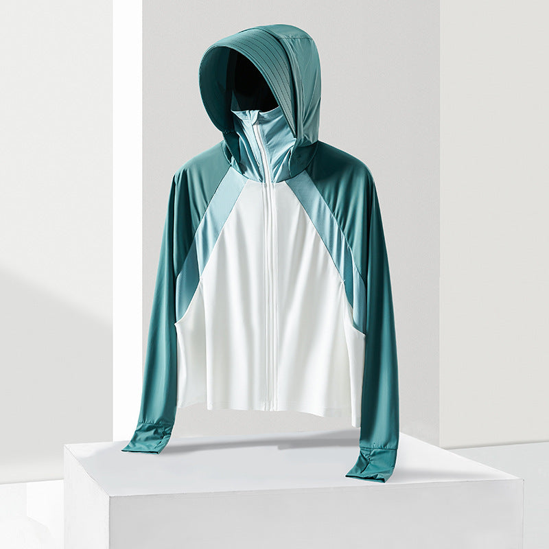 New UV-proof breathable thin outdoor sun protection jacket for slimming