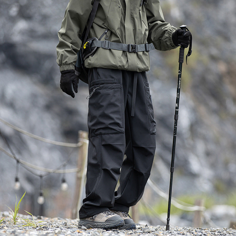 Waterproof straight-leg mountain pants outdoor paratrooper pants