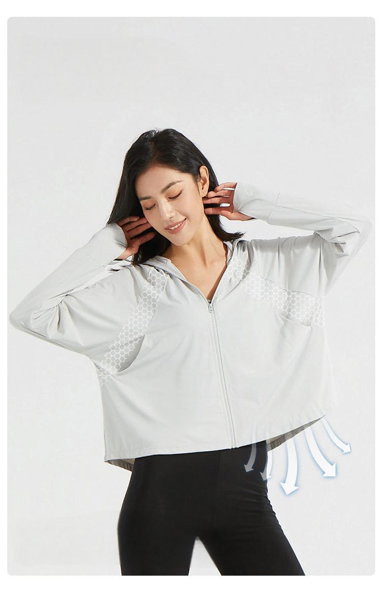 New UV-proof breathable thin outdoor sun protection jacket for slimming