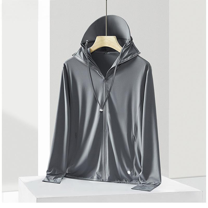 UPF50+ sun protection clothing ice sense anti-ultraviolet summer men's thin