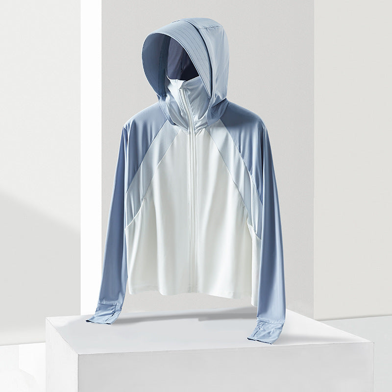 New UV-proof breathable thin outdoor sun protection jacket for slimming
