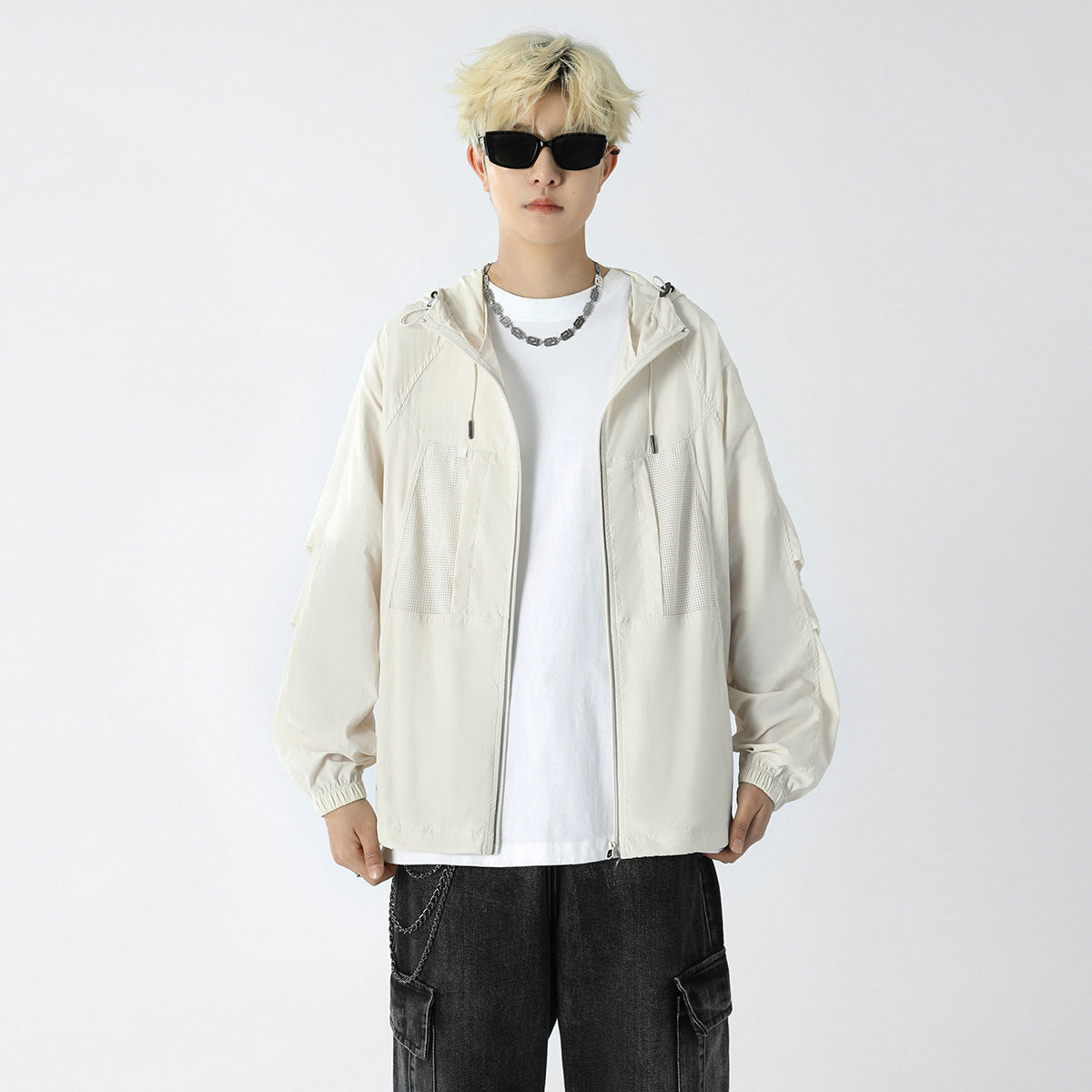 UPF100+ sun protection clothing for women summer thin anti-ultraviolet sunshade ice silk breathable sun protection shirt