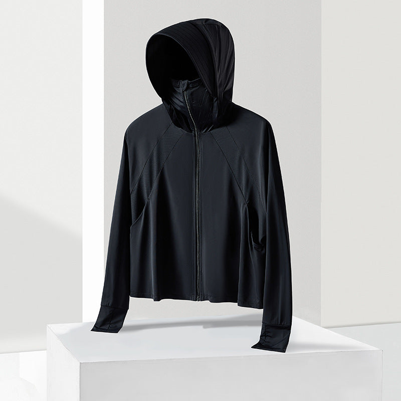 New UV-proof breathable thin outdoor sun protection jacket for slimming