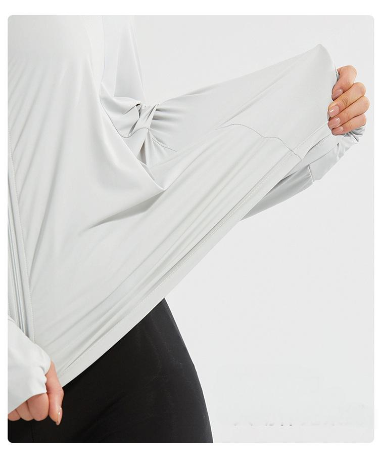 New UV-proof breathable thin outdoor sun protection jacket for slimming