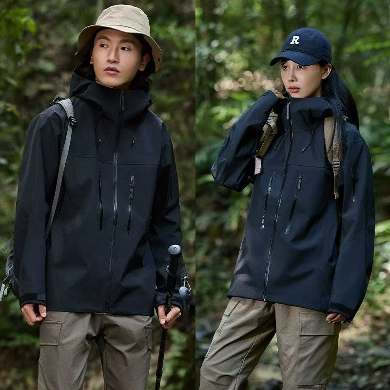 Waterproof and windproof laminated jackets for men and women