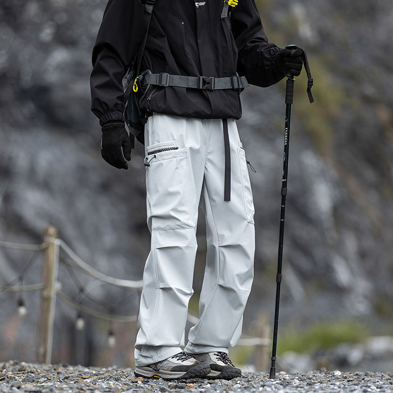 Waterproof straight-leg mountain pants outdoor paratrooper pants