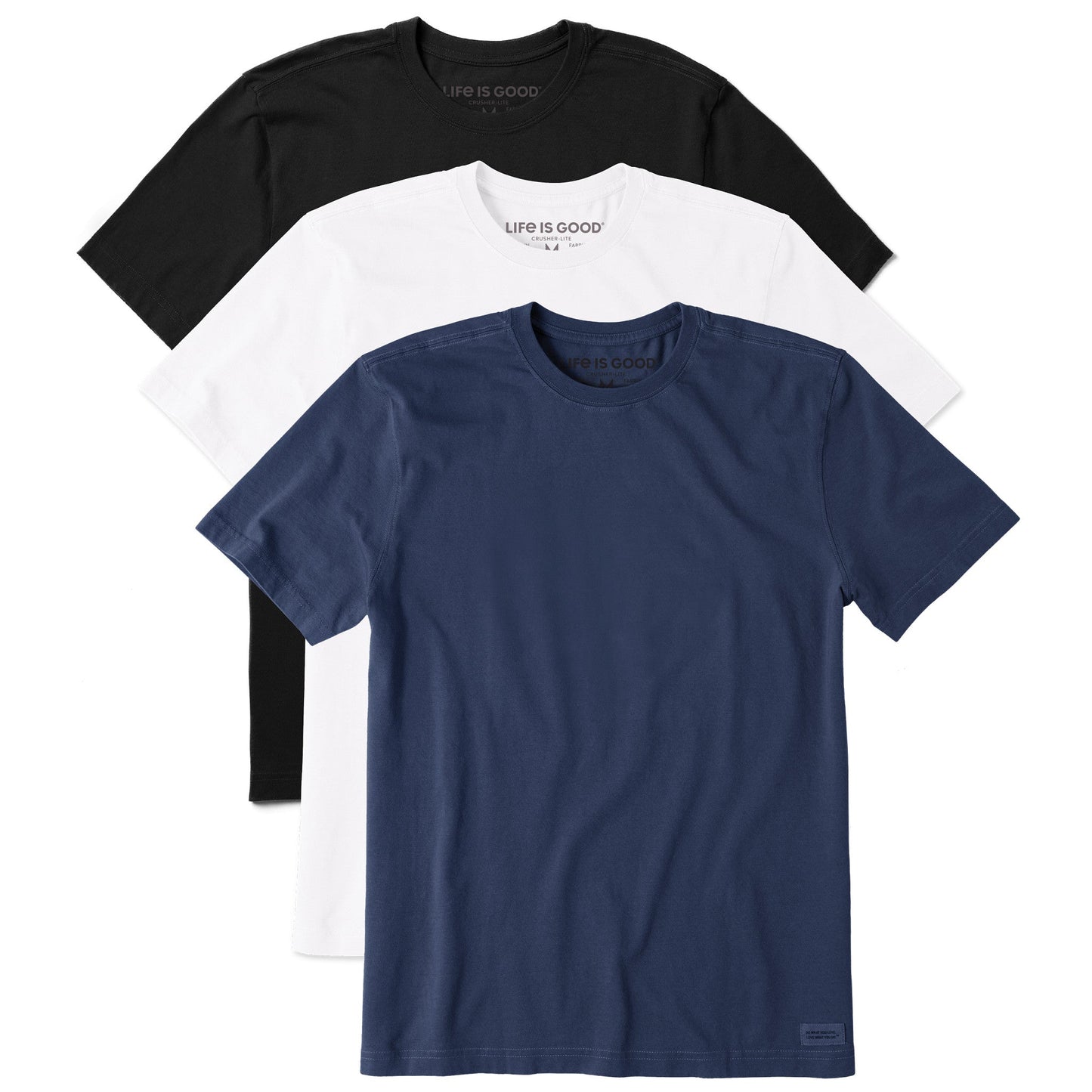 Men's Solid 3-Pack Crusher-LITE Crew - Multi