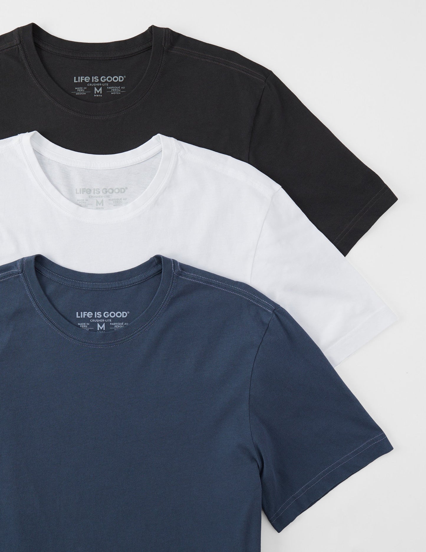 Men's Solid 3-Pack Crusher-LITE Crew - Multi