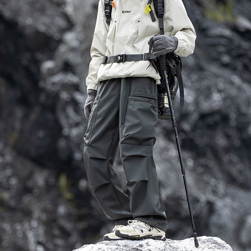 Waterproof straight-leg mountain pants outdoor paratrooper pants