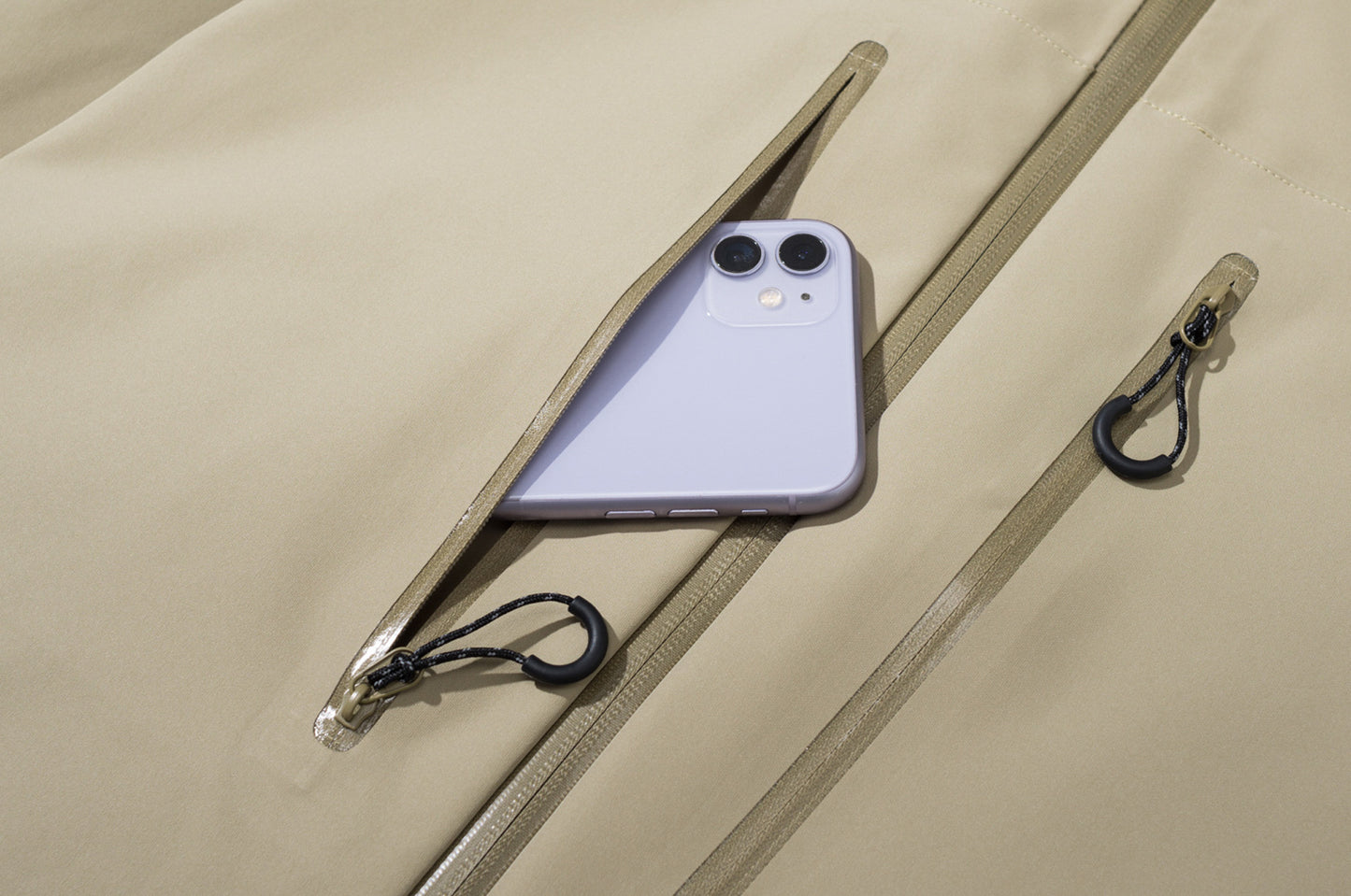 New autumn windproof and waterproof seamless laminated single-layer mountaineering suit