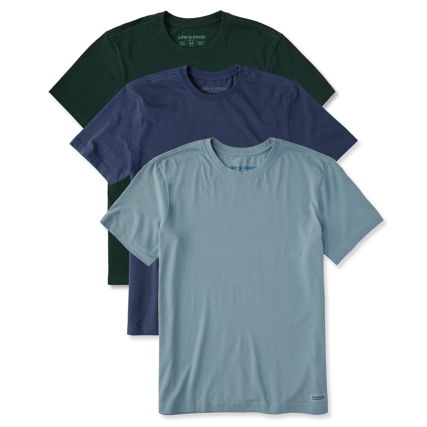 Men's Solid 3-Pack Crusher Tee  Multi 6