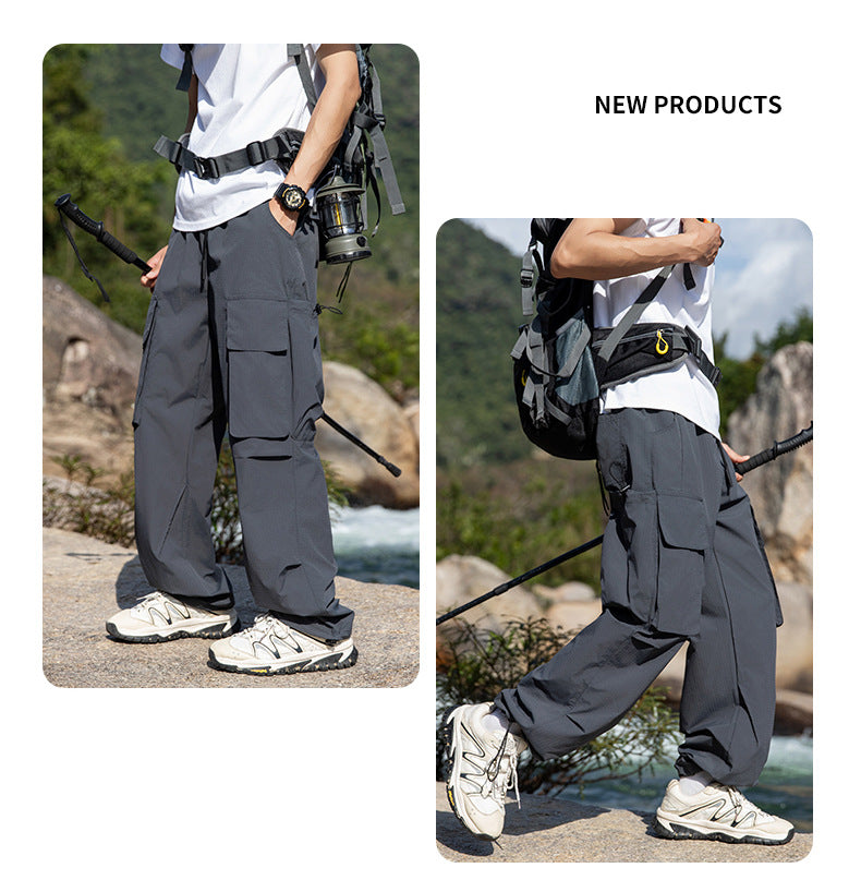 New three-proof outdoor paratrooper pants casual straight versatile waterproof sports casual pants
