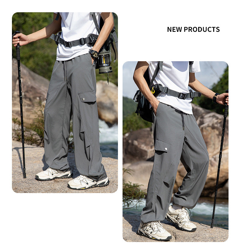 Waterproof quick-drying wear-resistant casual straight pants casual trousers