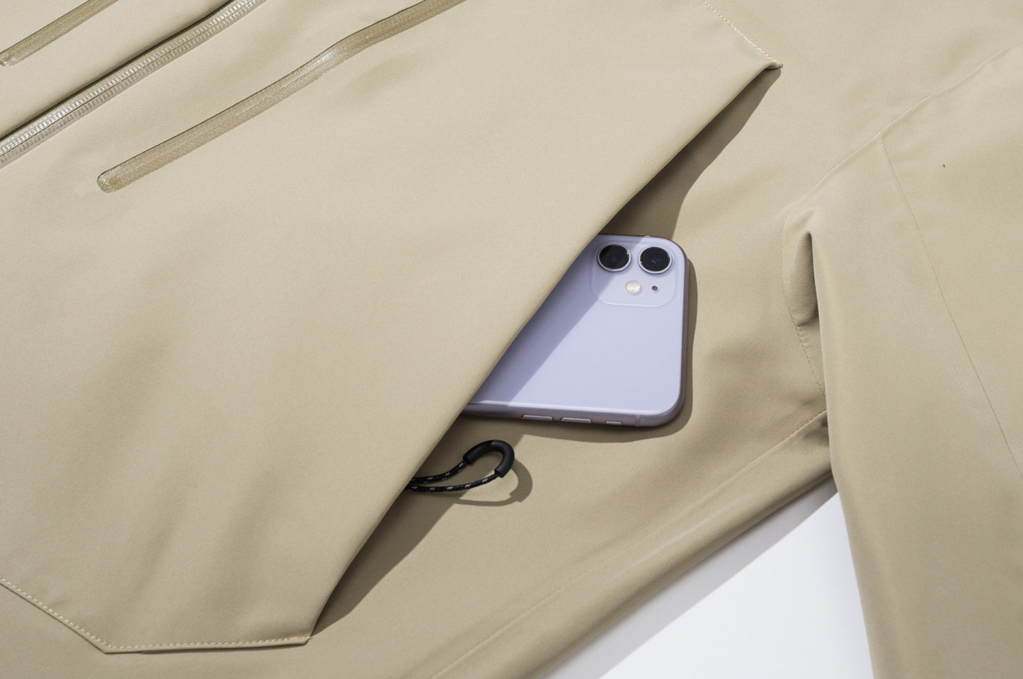 New autumn windproof and waterproof seamless laminated single-layer mountaineering suit