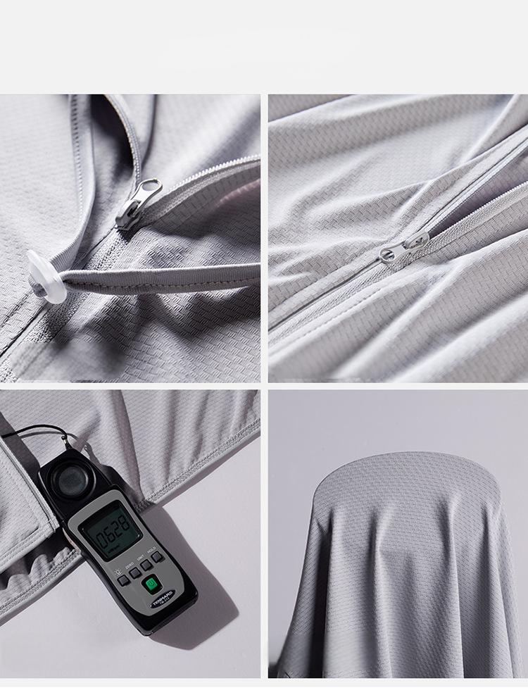 UPF50+ sun protection clothing, ice-feeling, UV-proof, summer thin female style