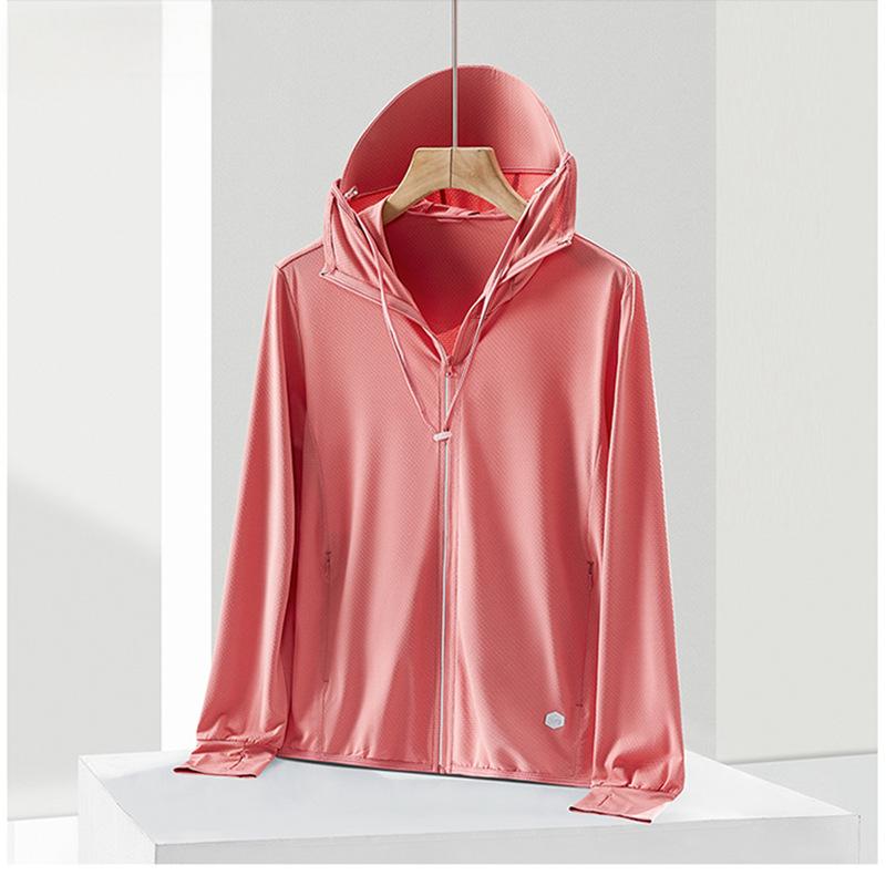 UPF50+ sun protection clothing, ice-feeling, UV-proof, summer thin female style