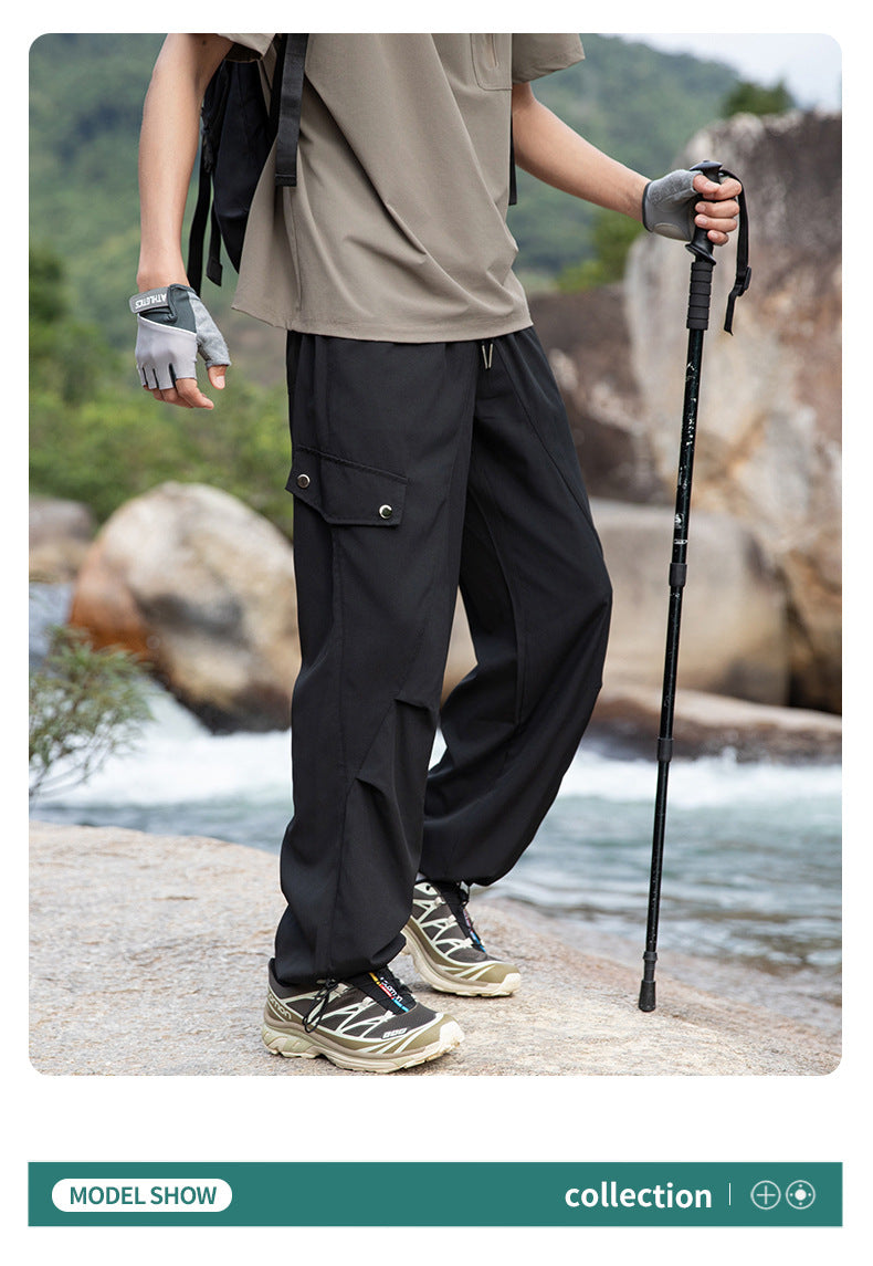 Waterproof quick-drying wear-resistant casual straight pants casual trousers
