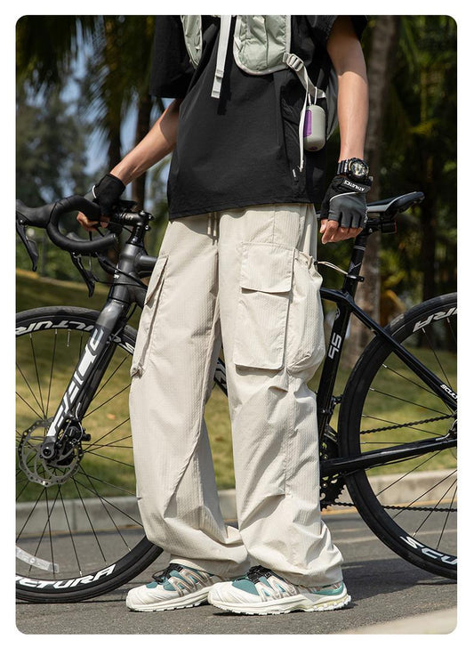 New three-proof outdoor paratrooper pants casual straight versatile waterproof sports casual pants