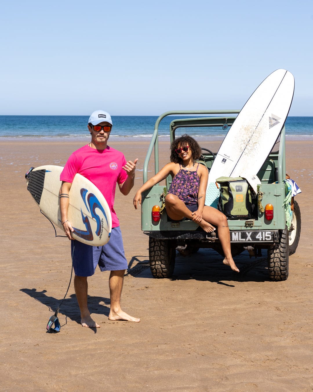 Saltrock Wave - Mens T-Shirt - Pink