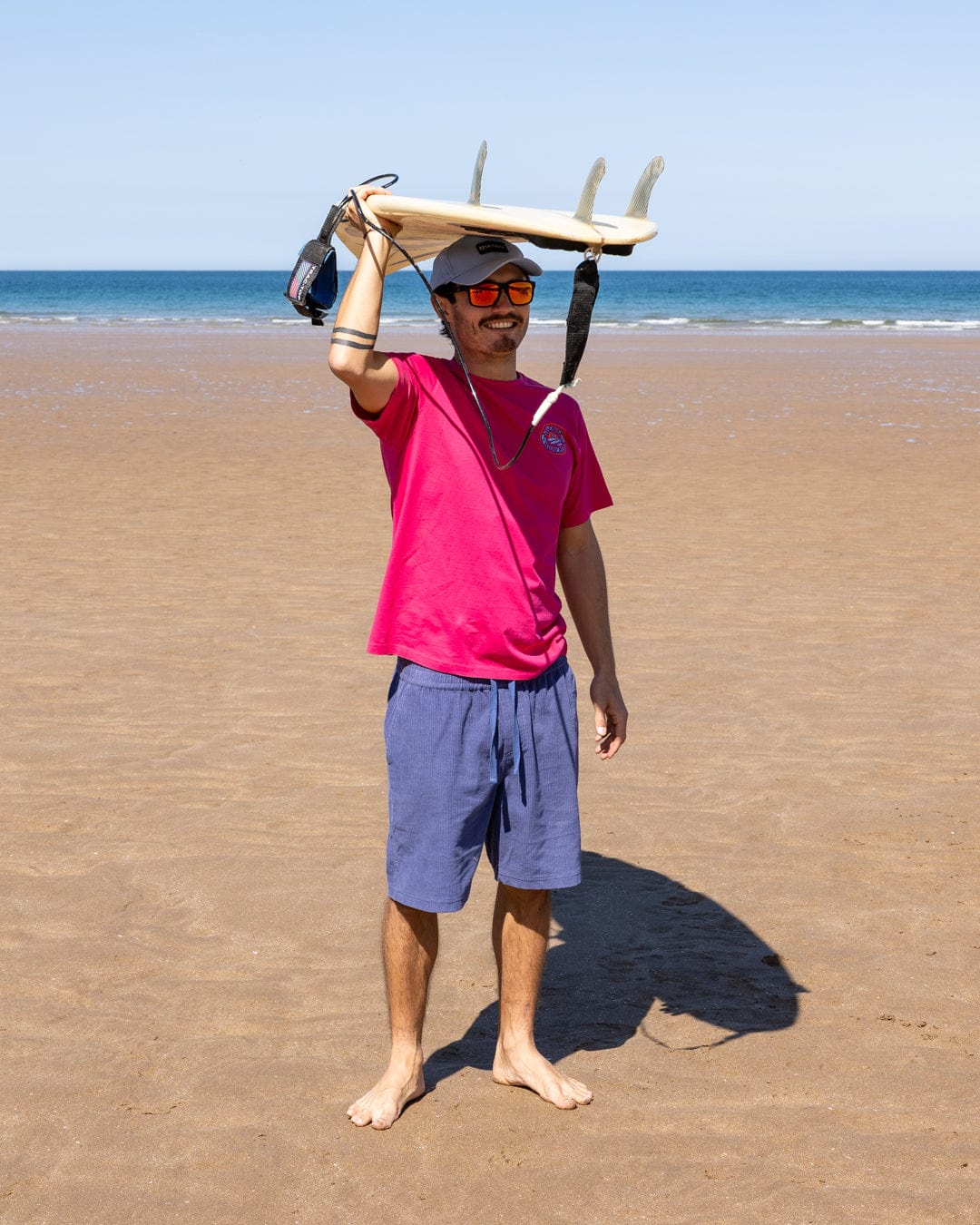 Saltrock Wave - Mens T-Shirt - Pink