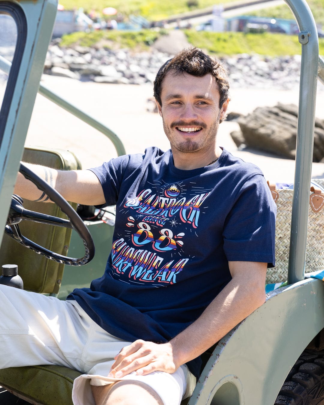 Mex Logo - Mens T-Shirt - Blue