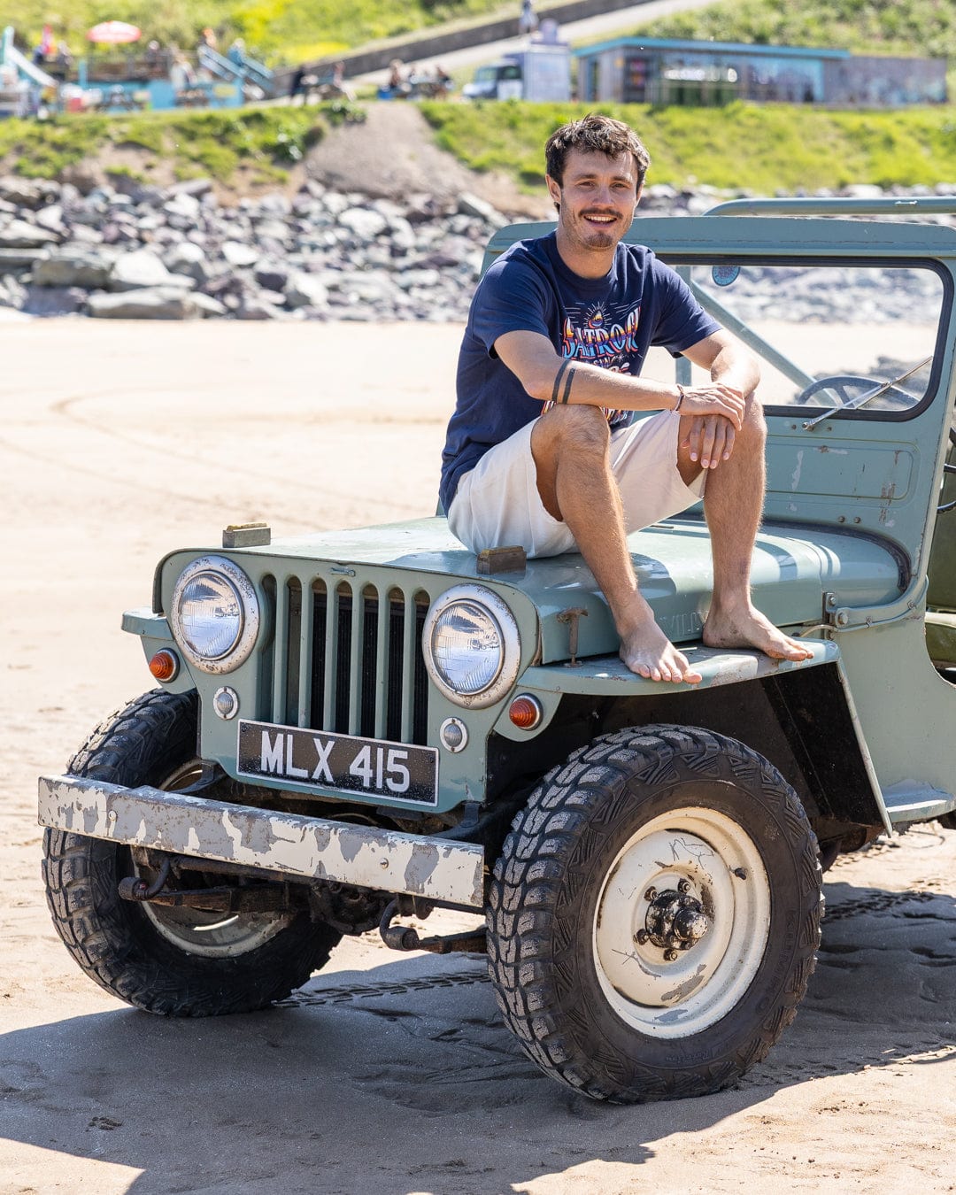 Mex Logo - Mens T-Shirt - Blue
