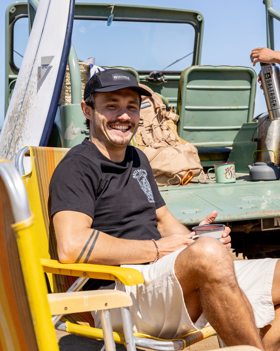 Ocean Born - Mens T-Shirt - Black