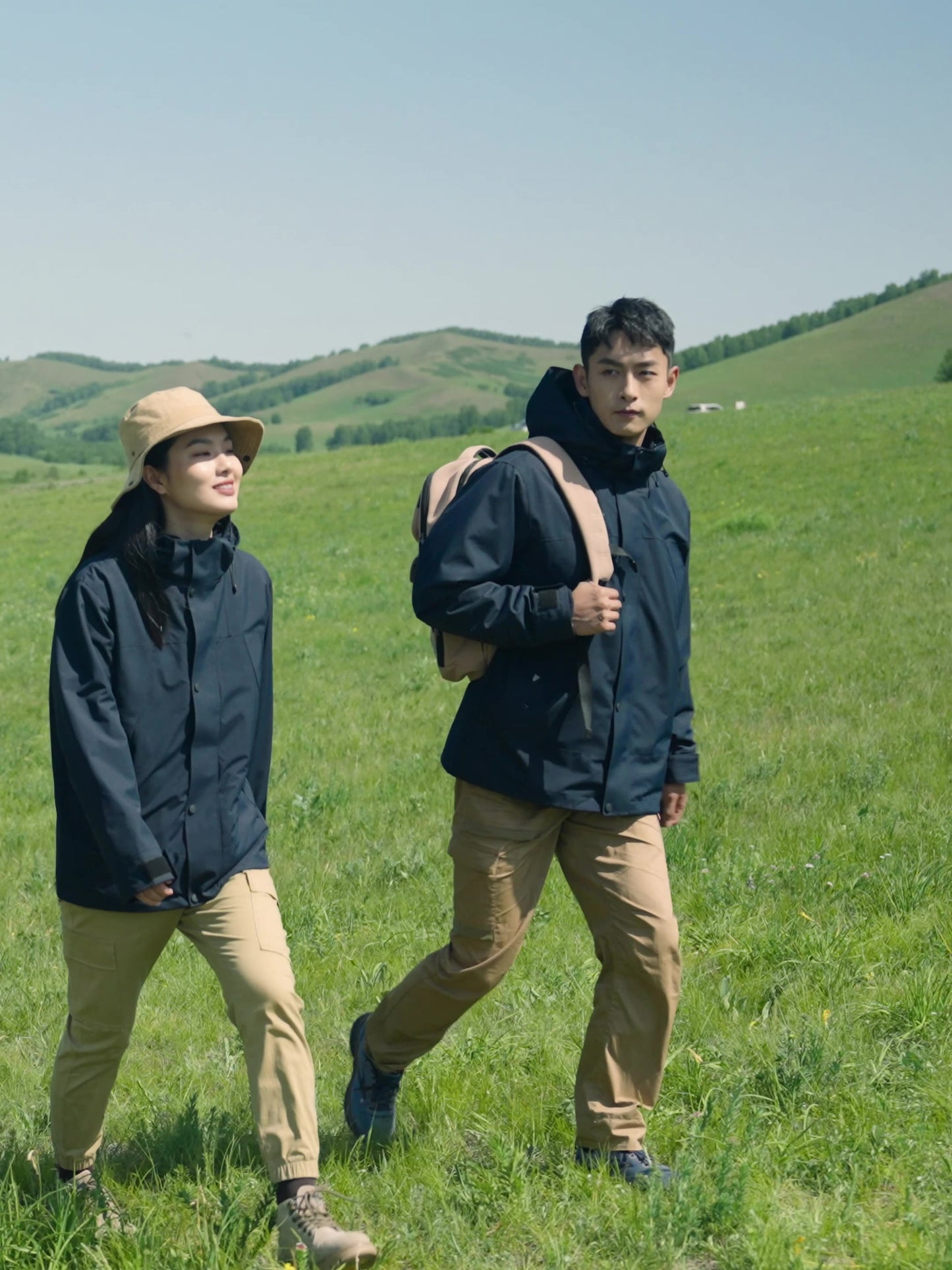 Three-in-one detachable two-piece jacket