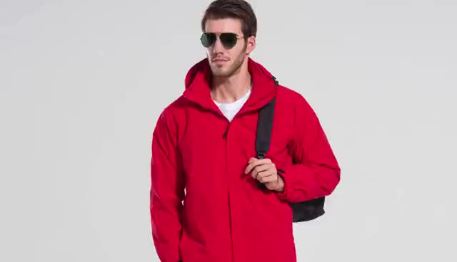 New outdoor three-in-one jacket two-piece set with detachable liner