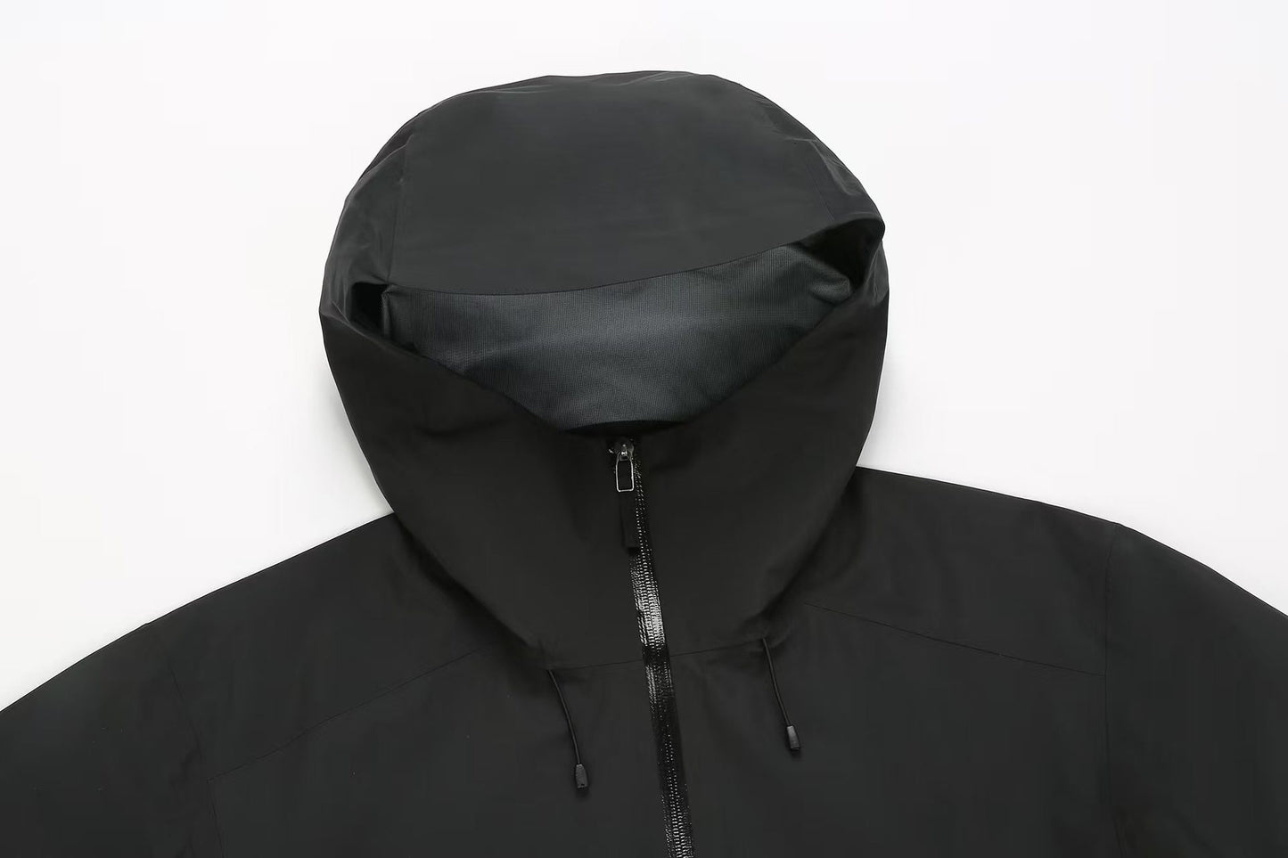 Single-layer outdoor hard shell waterproof ultra-light laminated sports mountaineering jacket for men and women