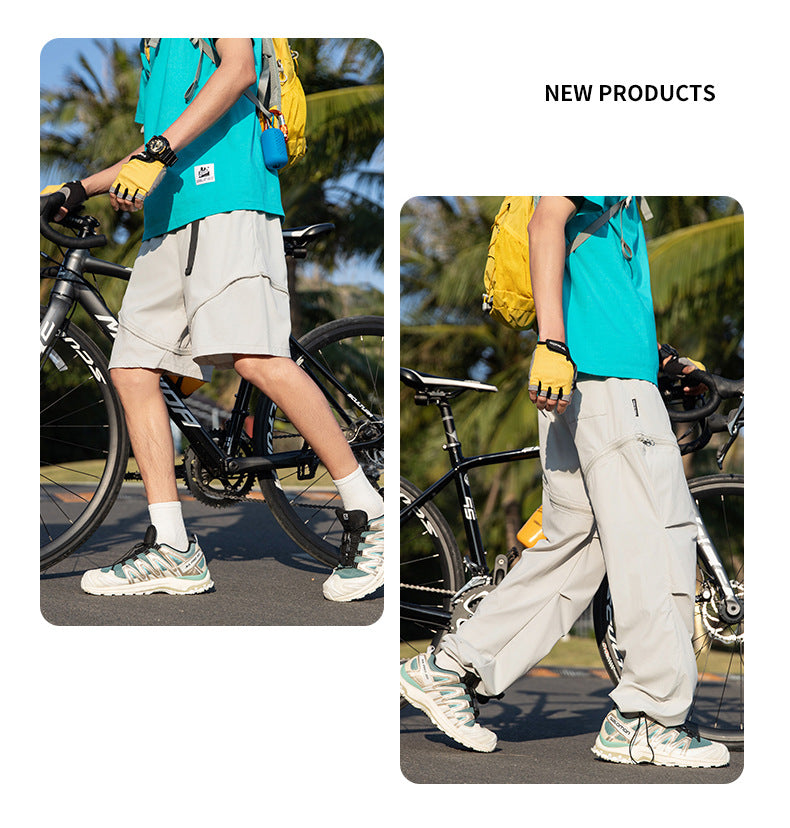 UPF50 loose couple pants UV protection long pants