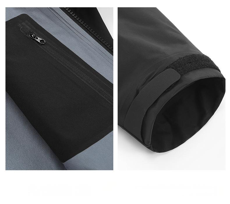 Waterproof and windproof laminated jackets for men and women