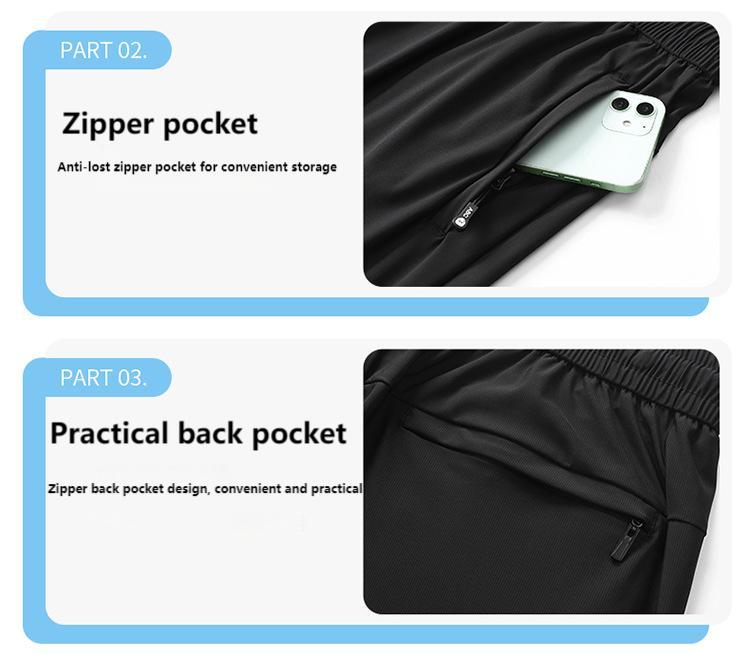 New high quality ice silk quick-drying pants